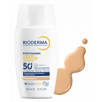 БИОДЕРМА ФОТОДЕРМ XDEFENSE УЛТРА ФЛУИД SPF 50+ СВЕТЪЛ 40МЛ