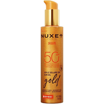 НУКС СЪН ОЛИО ЗА ПРИДОБИВАНЕ НА ТЕН СЪС ЗЛАТИСТИ ЧАСТИЦИ SPF50 150МЛ