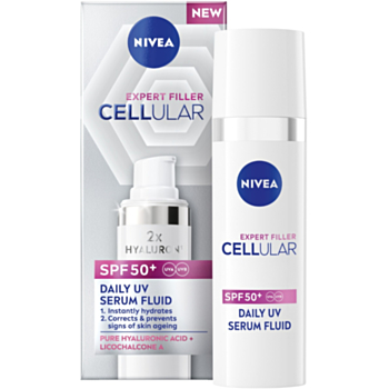 НИВЕА ЦЕЛУЛАР ЕКСПЕР ФИЛЪР ДНЕВЕН UV СЕРУМ ФЛУИД SPF50+ 30МЛ 94466 В
