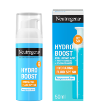 НЕУТРОДЖИНА  ХИДРО БУУСТ ХИДРАТИРАЩ ФЛУИД SPF50 50МЛ