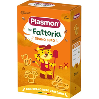 ПЛАЗМОН 0551 БЕБЕШКА ПАСТА ФЕРМАТА LA FATTORIA 12М+ 250ГР