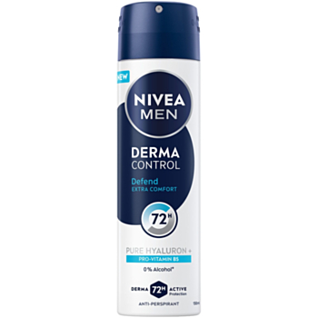 НИВЕА ДЕЗОДОРАНТ СПРЕЙ МЪЖКИ DERMA CONTROL COOL DEFEND 150МЛ 98953