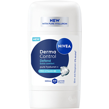 НИВЕА ДЕЗОДОРАНТ СТИК ДАМСКИ DERMA CONTROL DEFEND 50МЛ 91771