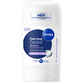 НИВЕА ДЕЗОДОРАНТ СТИК ДАМСКИ DERMA CONTROL RESTORE 50МЛ 91795