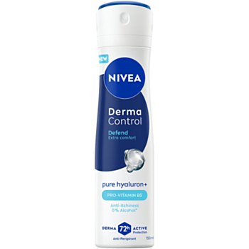 НИВЕА ДЕЗОДОРАНТ СПРЕЙ ДАМСКИ DERMA CONTROL DEFEND 150МЛ 91765