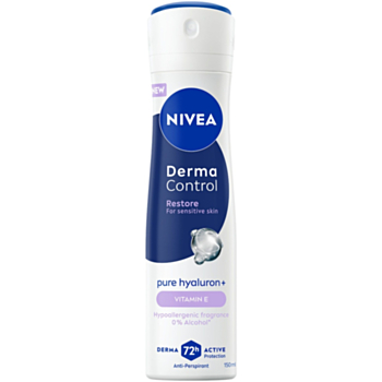 НИВЕА ДЕЗОДОРАНТ СПРЕЙ ДАМСКИ DERMA CONTROL RESTORE 150МЛ 91783