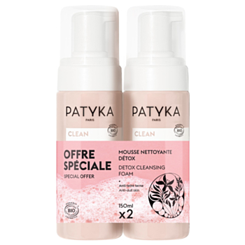 PATYKA CLEAN КОМПЛЕКТ ПОЧИСТВАЩА ДЕТОКС ПЯНА 2х150 МЛ