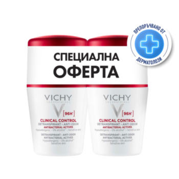 VICHY КОМПЛЕКТ ДЕЗОДОРАНТ РОЛ-ОН 96Ч. CLINICAL CONTROL 50МЛ Х2 843351