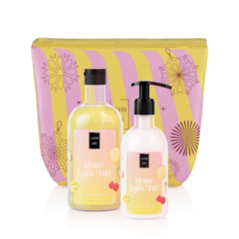 LAVISH CARE КОМПЛЕКТ MERRY LEMON TART ДУШ ГЕЛ 500МЛ+ЛОСИОН ЗА ТЯЛО 300МЛ