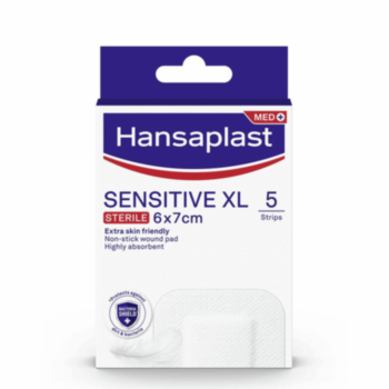 ХАНЗАПЛАСТ ПЛАСТИР СЕНЗИТИВ XL 6 Х 7 СМ 391359