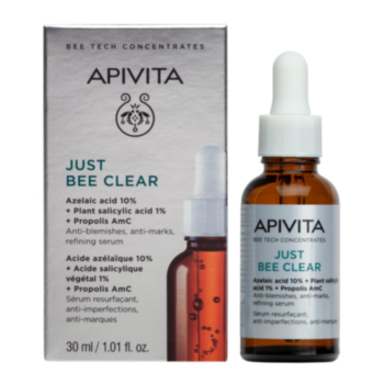 АПИВИТА JUST BEE CLEAR КОРИГИРАЩ СЕРУМ ПРОТИВ НЕСЪВЪРШЕНСТВА И БЕЛЕЗИ 30МЛ