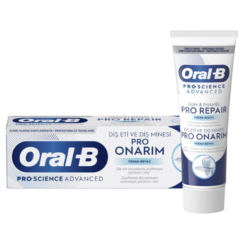 ОРАЛ-Б ПАСТА ЗА ЗЪБИ GUM&PRO-REPAIR FRESH WHITE 75МЛ