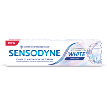 СЕНСОДИН ПАСТА ЗА ЗЪБИ ADVANCED WHITE DEEP CLEAN 75МЛ
