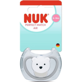 НУК ЗАЛЪГАЛКА PERFECT MATCH 6-18М+ AIR ПОЛЯРНА МЕЧКА 10176341