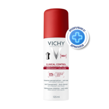 VICHY АНТИПЕРСПИРАНТ CLINICAL CONTROL СПРЕЙ ПРОТИВ ИЗПОТЯВАНЕ 96Ч 125МЛ 957045