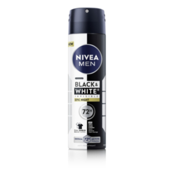 НИВЕА ДЕЗОДОРАНТ СПРЕЙ МЪЖКИ INVISIBLE ON BLACK&WHITE EPIC NIGHT 150МЛ 98957