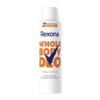 РЕКСОНА ADVANCED ДЕЗОДОРАНТ СПРЕЙ ДАМСКИ WHOLЕ BODY FRESH CITRUS 150МЛ