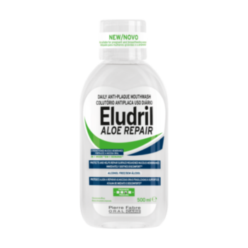 ELUDRIL ALOE REPAIR АНТИПЛАКОВА ВОДА ЗА УСТА 500МЛ