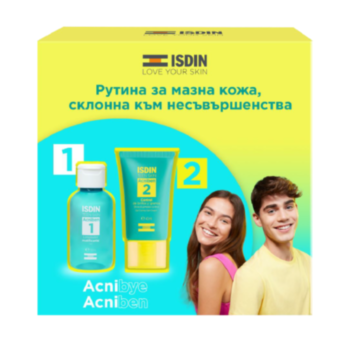 ISDIN КОМПЛЕКТ ACNIBEN МАТИРАЩ ГЕЛ КРЕМ 40МЛ+ПОЧИСТВАЩ ГЕЛ 50МЛ
