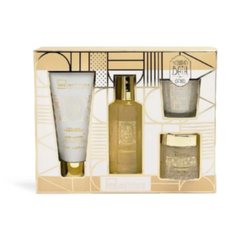 IDC INSTITUTE ПОДАРЪЧЕН КОМПЛЕКТ ЗА ТЯЛО SCENTED GOLD 4 ЧАСТИ 42254
