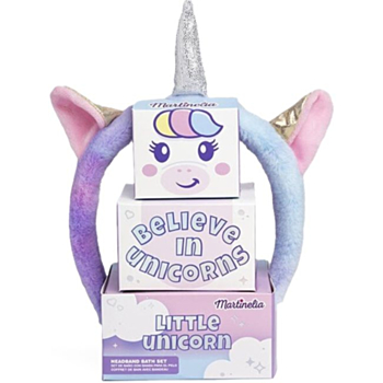 IDC MARTINELIA ДЕТСКИ КОМПЛЕКТ ЗА БАНЯ С ДИАДЕМА ЗА КОСА LITTLE UNICORN 44088
