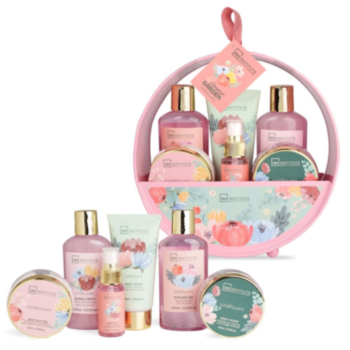 IDC INSTITUTE ПОДАРЪЧЕН КОМПЛЕКТ ЗА ТЯЛО SCENTED GARDEN COMPLETE TIN 7 ЧАСТИ 99310