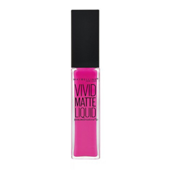 МЕЙБЪЛИН ТЕЧНО ЧЕРВИЛО С МАТОВ ЕФЕКТ COLOR SENSATIONAL VIVID MATTE 15 Electric Pink *