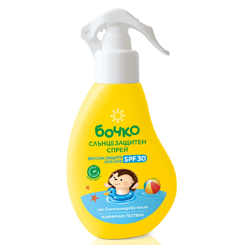 *БОЧКО СЛЪНЦЕЗАЩИТЕН СПРЕЙ SPF30 150МЛ 