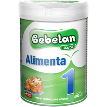 БЕБЕЛАН ЛАКТА АЛИМЕНТА 1 МЛЯКО 0-6М. 400ГР.
