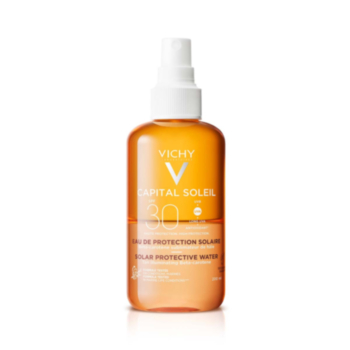 *ВИШИ SOLEIL SPF30 СЛЪНЦЕЗАЩИТНА ВОДА ЗА ЛИЦЕ И ТЯЛО ЗА ПОДОБРЯВАНЕ НА ТЕНА 200МЛ  5217 
