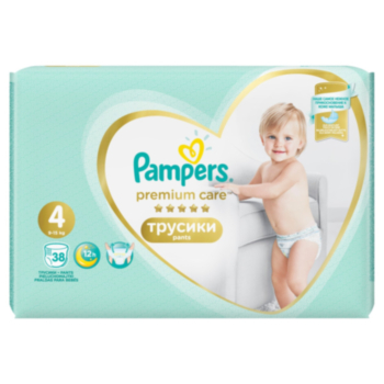 ПАМПЕРС ПРЕМИУМ КЕЪР ГАЩИ VP 4 /8-15кг/ Х 38 БР