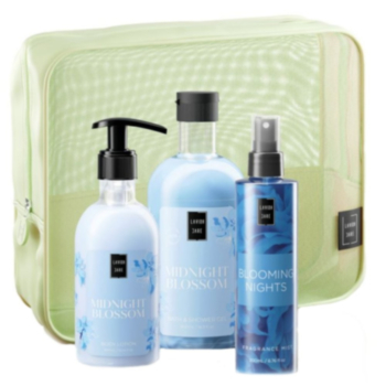 LAVISH CARE КОМПЛЕКТ MIDNIGHT BLOSSOM ЛОСИОН+ДУШ ГЕЛ+МИСТ ЗА ТЯЛО