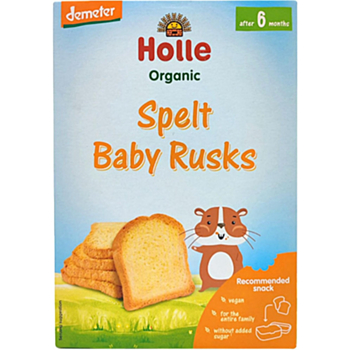HOLLE ДЕМЕТЕР 9533 БИО БЕБЕШКИ СУХАРИ ОТ СПЕЛТА 6М+  200ГР