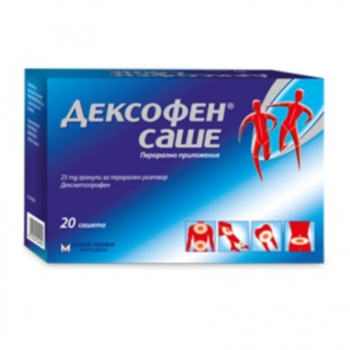 *ДЕКСОФЕН САШЕ 25МГ Х 20