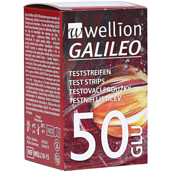 WELLION GALILEO GLU ТЕСТ ЛЕНТИ  X 50