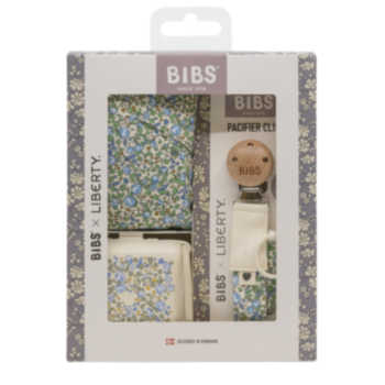 БИБС КОМПЛЕКТ BIBS X LIBERTY ELOISE - IVORY БАНДАНА + КУТИЯ ЗА БИБЕРОН + КЛИПС ЗА БИБЕРОН 7500130