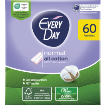 ДП ЕВРИДЕЙ ЕЖЕДНЕВНИ НОРМАЛ ALL COTTON Х 60
