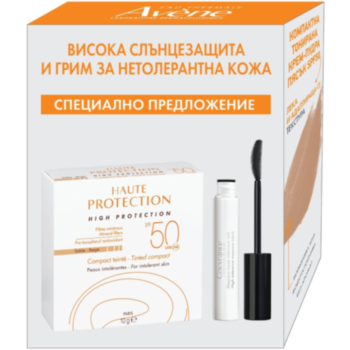 АВЕН СЛЪНЦЕ КОМПЛЕКТ МИНЕРАЛНА КРЕМ ПУДРА ПЯСЪЧЕН ЦВЯТ SPF50 10ГР+ЧЕРНА СПИРАЛА 7Г*