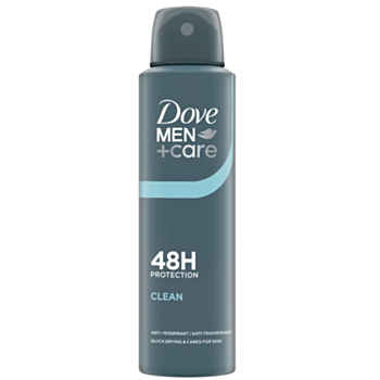 ДАВ ДЕЗОДОРАНТ СПРЕЙ МЪЖКИ CLEAN PROTECTION 48H 150МЛ