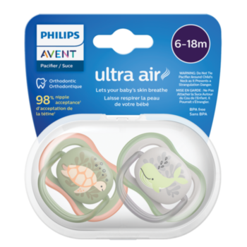 АВЕНТ ЗАЛЪГАЛКИ ОРТОДОНТИЧНИ ULTRA AIR 6-18М Х 2БР КИТ SCF085/60 *