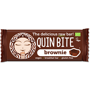 QUIN BITE СУРОВ БАР С БРАУНИ 30ГР.