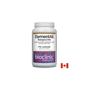 Елементна диета - ElementAll Biological Diet с вкус на лимонада, 1322 g пудра Natural Factors 629022092345