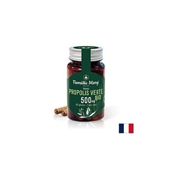 Propolis Verte BIO / Био зелен прополис 500 mg, 60 капсули Famille Mary