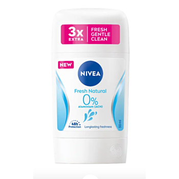 НИВЕА ДЕЗОДОРАНТ СТИК ДАМСКИ FRESH NATURAL 50МЛ 84159 А
