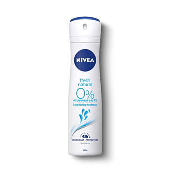 НИВЕА ДЕЗОДОРАНТ СПРЕЙ ДАМСКИ FRESH NATURAL 150МЛ/ 81601 А