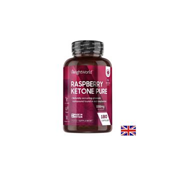 Горене на мазнини - Малинови кетони, 1200 mg х180 капсули Weight Worl