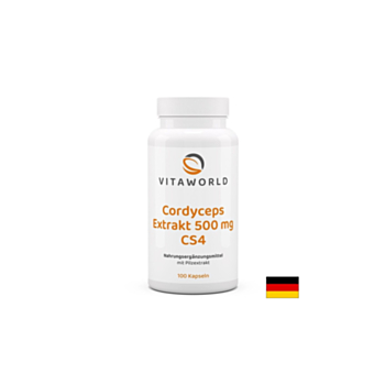 Имунитет - Екстракт от гъба Кордицепс CS4, 500 mg x 100 капсули