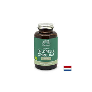 Имунитет, супер антиоксидант - Хлорела и Спирулина, 500 mg x 240 таблетки Mattisson Healthstyle