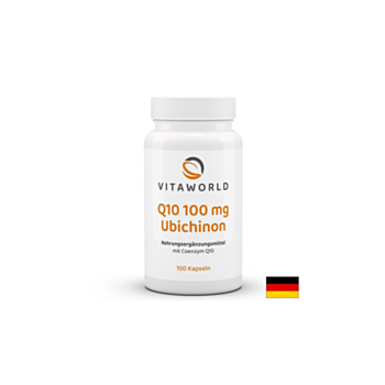 Коензим Q10 (убиквинон) – Енергия и сърдечна подкрепа, 100 mg, 100 капсули