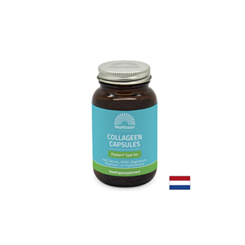 Колаген (тип 2) с калций, магнезий, МСМ, витамин C и хиалуронова киселина - Absolute Collagen Peptan, 60 капсули Mattisson Healthstyle
